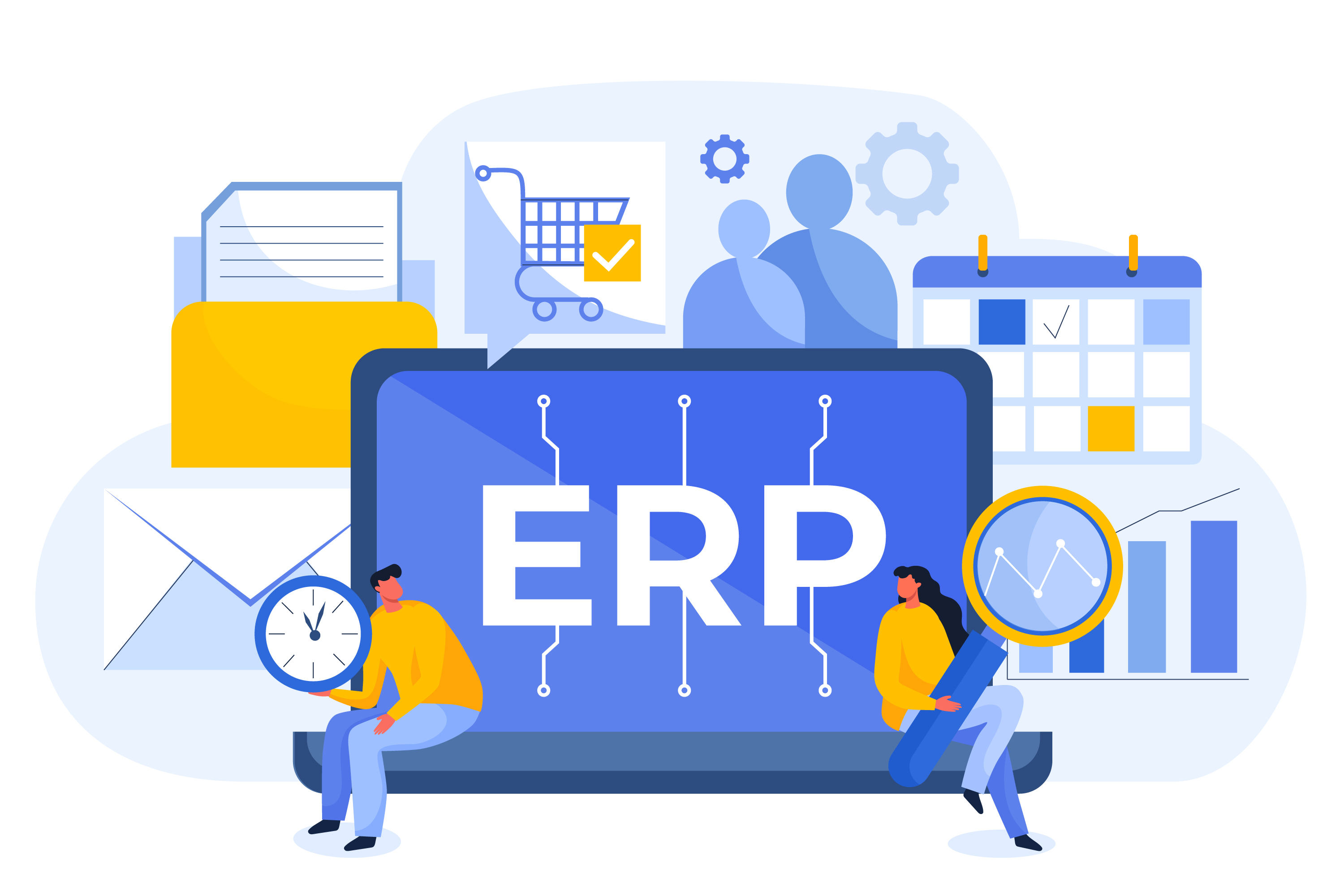 Enterprise Resource Planning ERP Software Dashboard