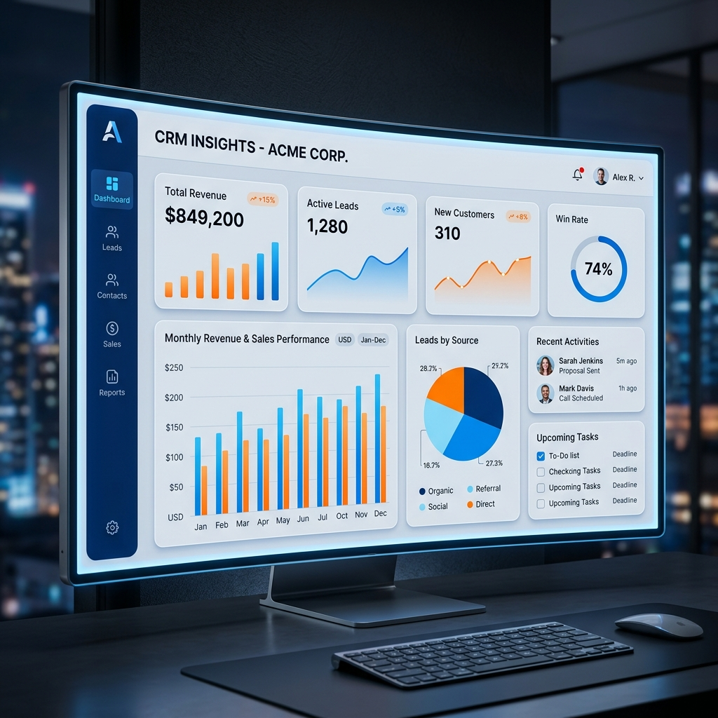 CRM Dashboard